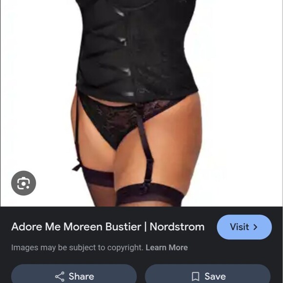 NWT Adore Me Moreen Khora Contour Plus Corset Bra Bustier Lingerie 38G - Picture 8 of 8